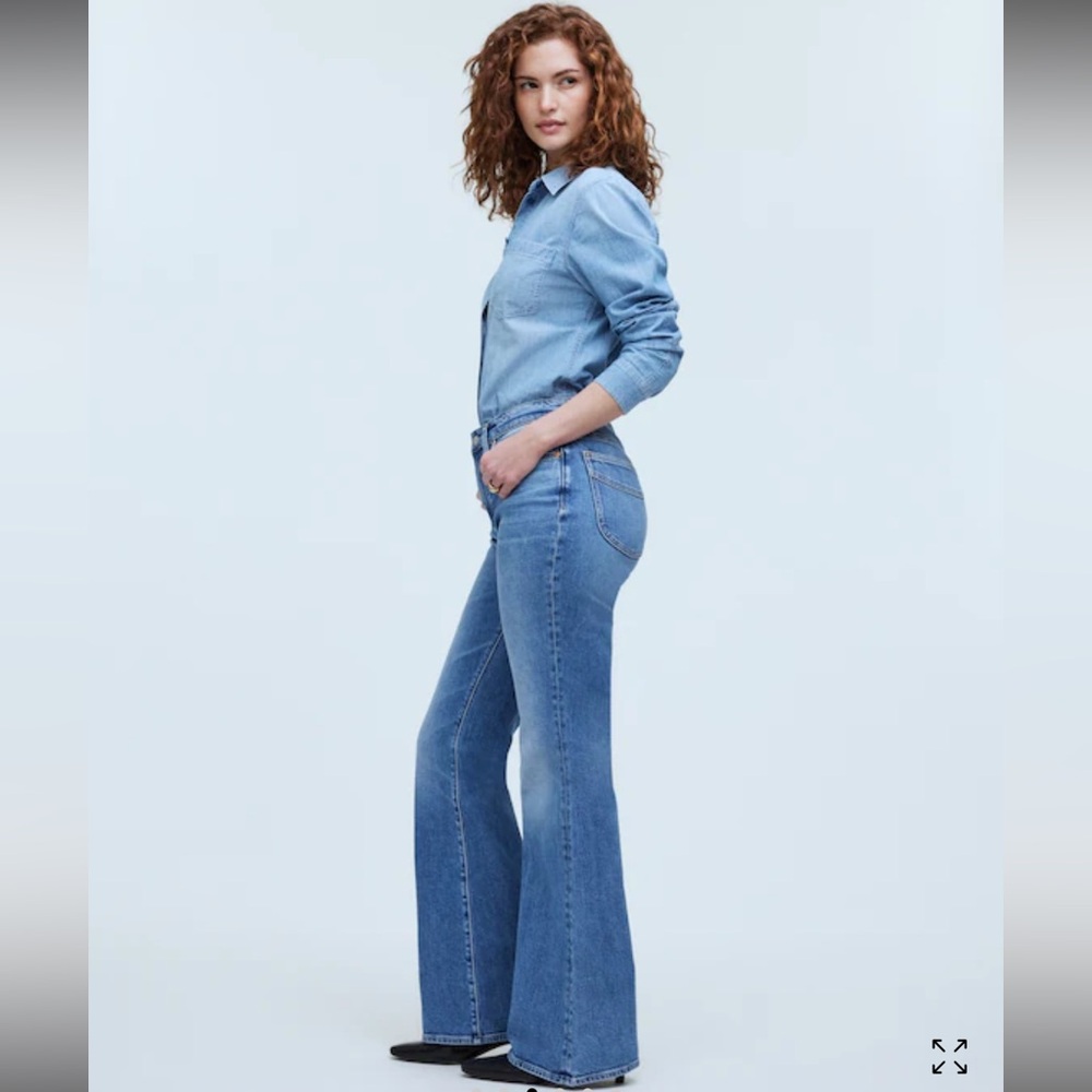 Madewell The Flea Market Flare Jean Size 28 Curvy
